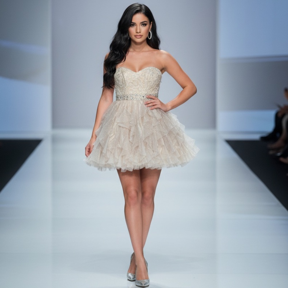 ✨ B. Smart Strapless Party Dress | Size 9/10✨